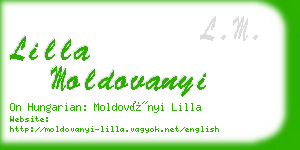 lilla moldovanyi business card